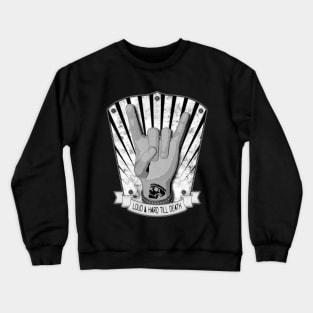 Pommes Fork Devil Horns Crewneck Sweatshirt